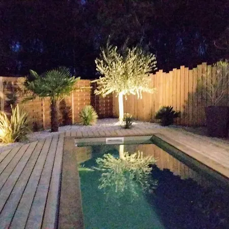 빌라 Pretty House With Pool And Large Terrace - Bassin D'arcachon 아레즈